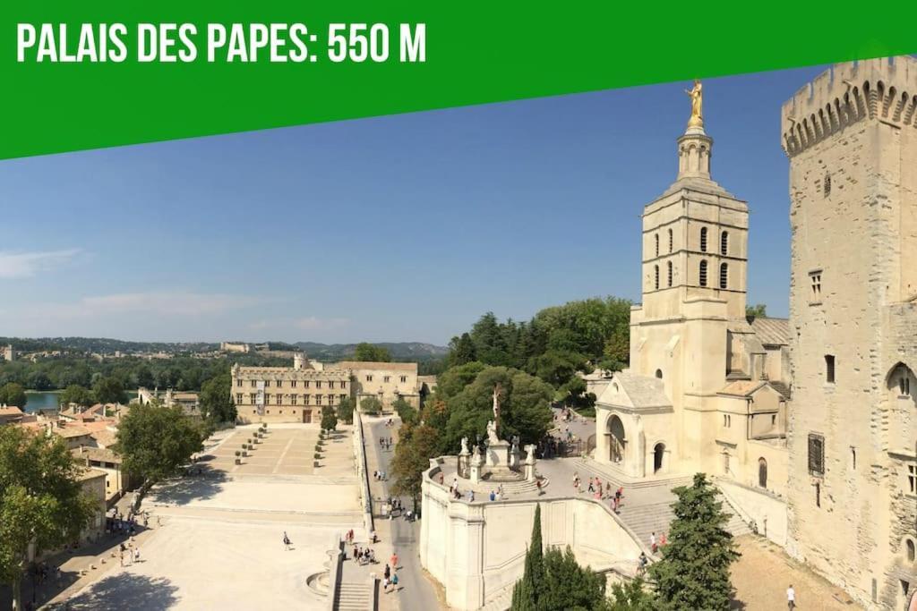 Apartmán La Bulle - Parking Gratuit En Souterrain - 2 Mins Du Palais Des Papes - Clim Ac - Wifi Avignon Exteriér fotografie